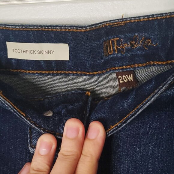 Kut From The Kloth Toothpick Skinny Jeans 20W - Picture 4 of 5